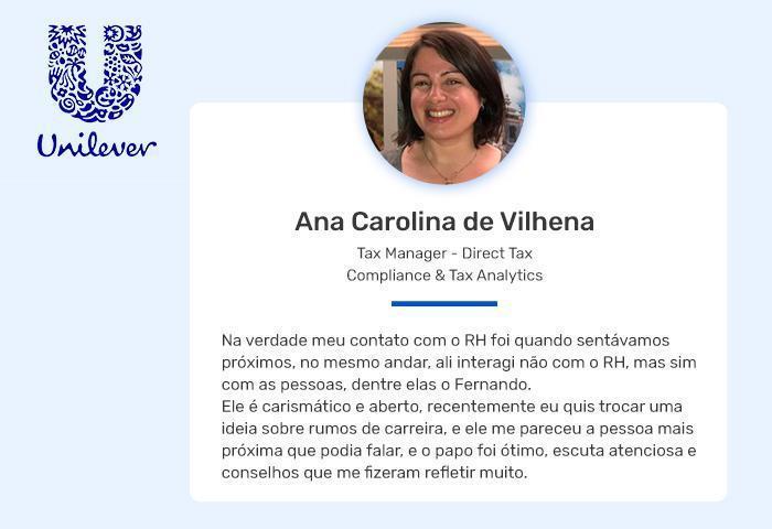 Depoimento Cultura Organizacional: Ana Carolina de Vilhena - Unilever