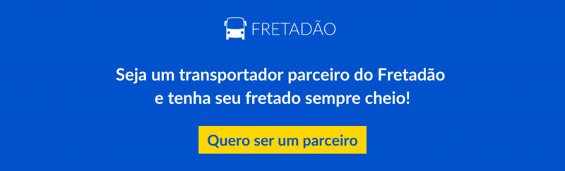 Seja um transportador parceiro do Fretadão e tenha seu fretado sempre cheio!