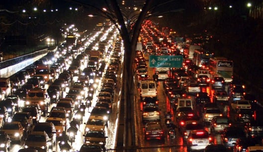 Trânsito na cidade de São Paulo